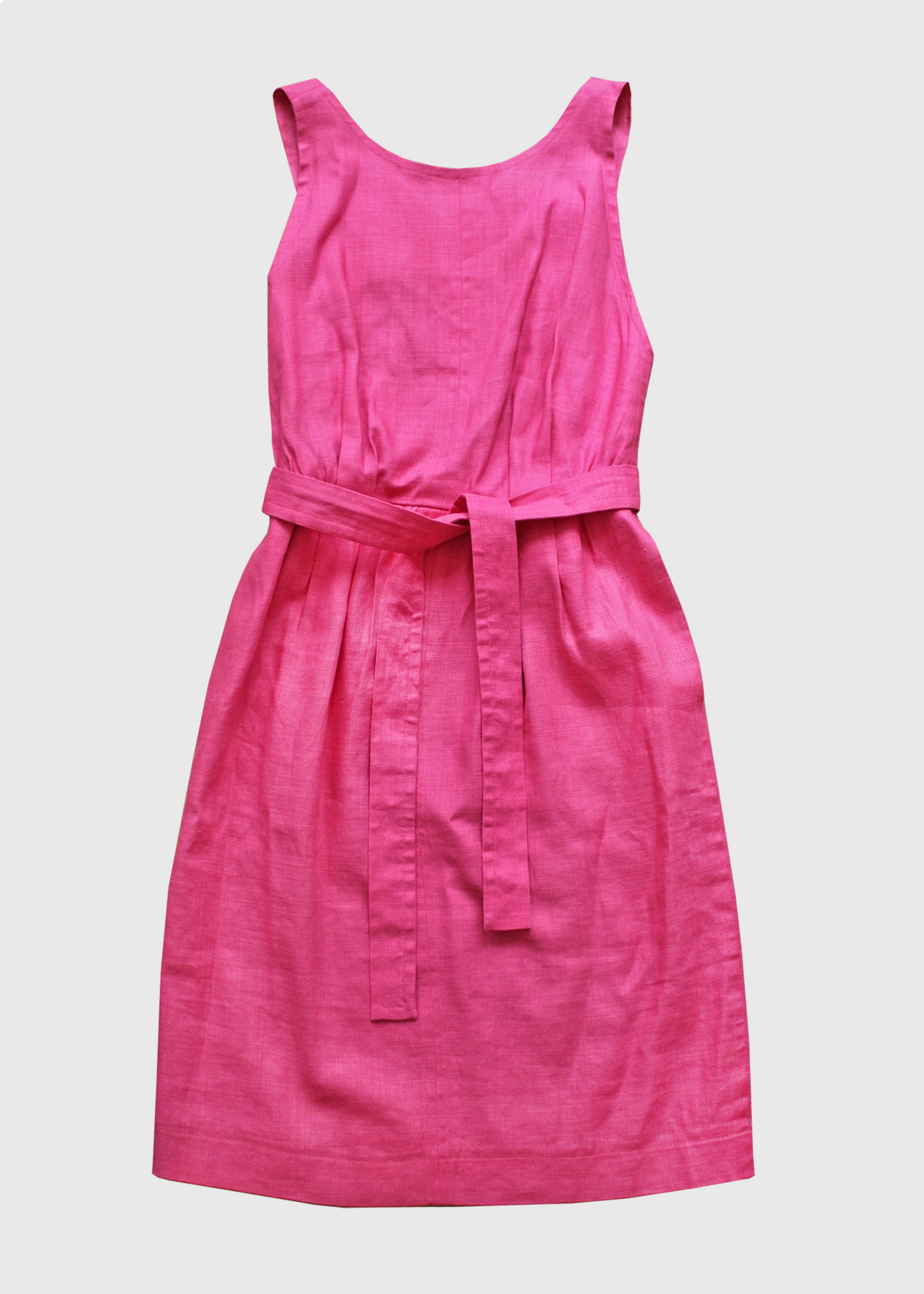 1980s YSL Bubblegum Linen Jacket + Dress Set