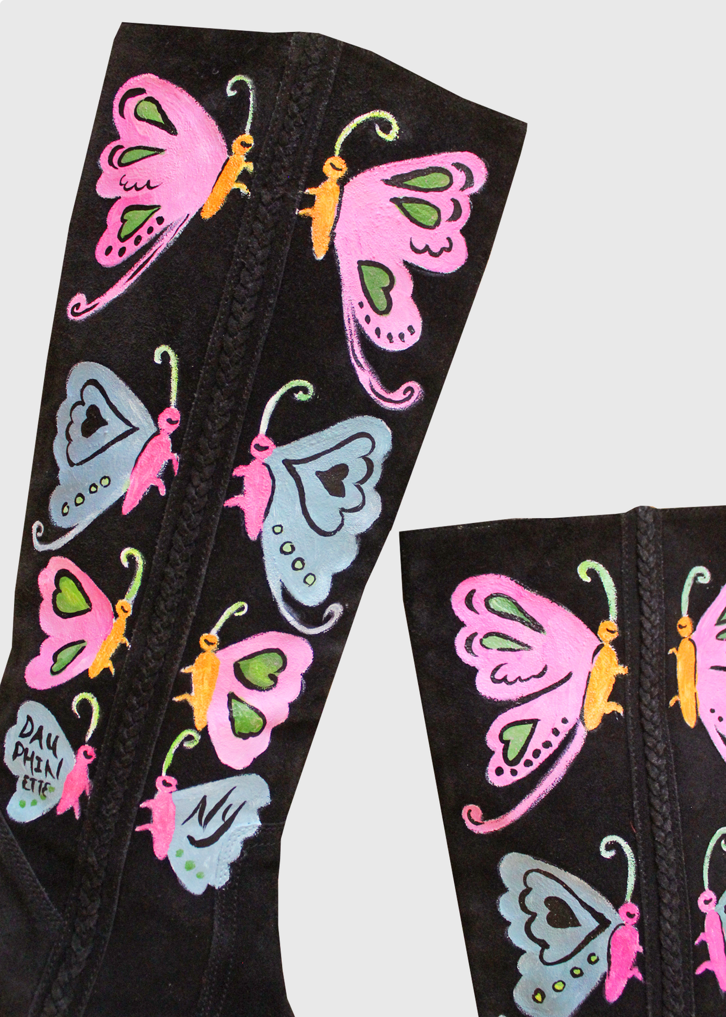 Dauphinette "Mariposa" Handpainted Art Boots- EU 40 / US 10