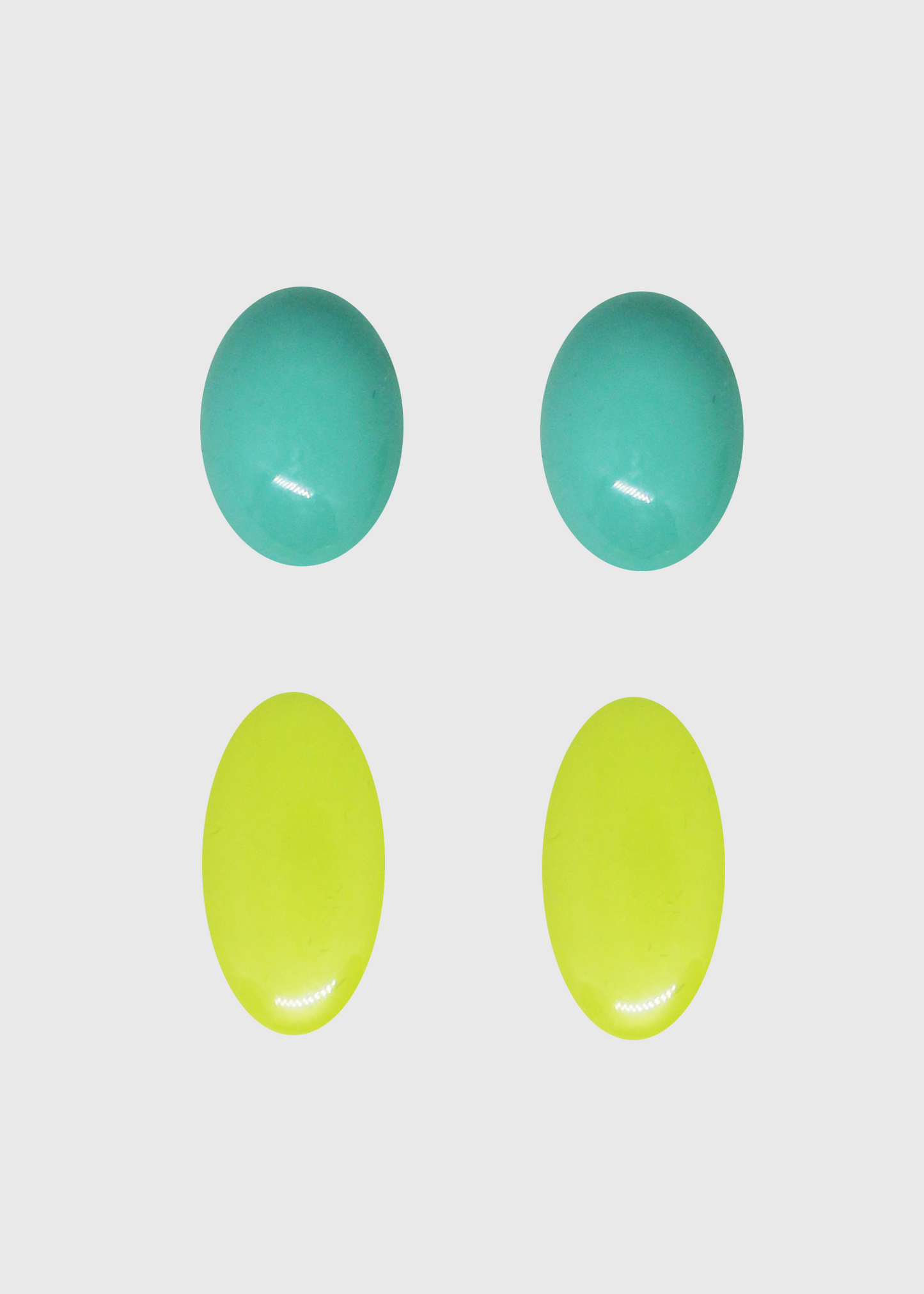 1960s Candy Button Earrings #4