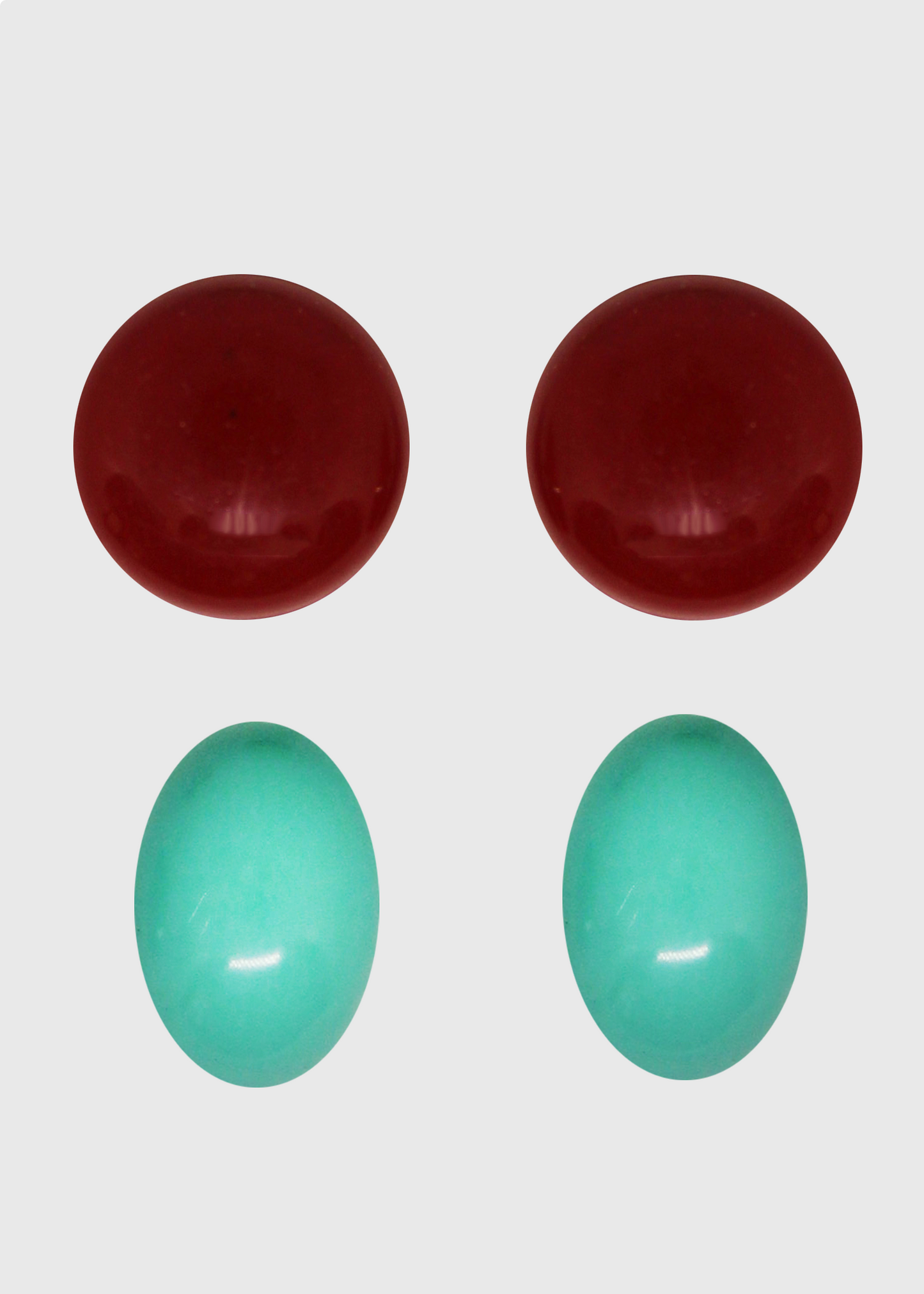 1960s Candy Button Earrings #6
