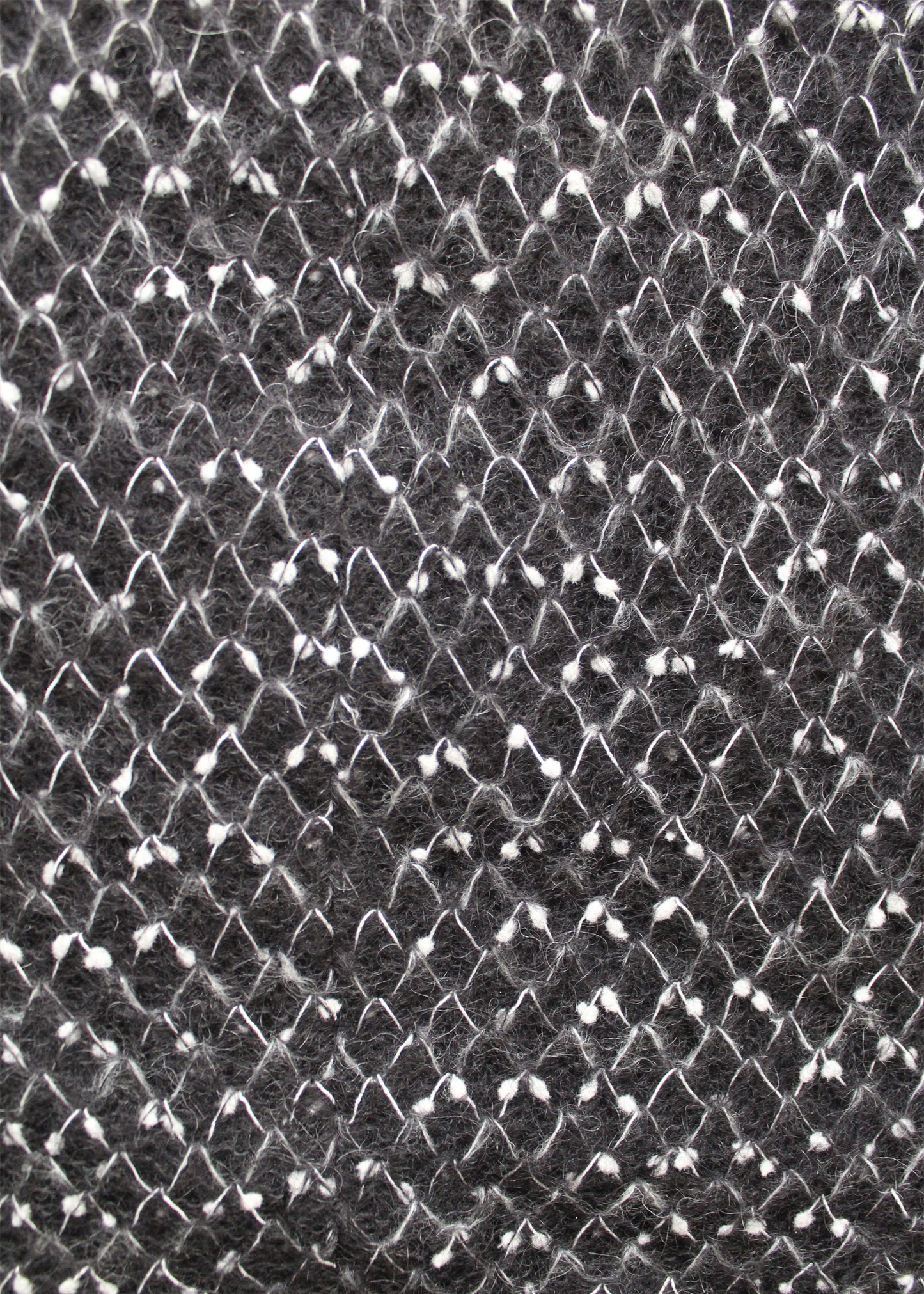 CHANEL 2005 Salt and Pepper Mohair Tweed Skirt- Size FR38