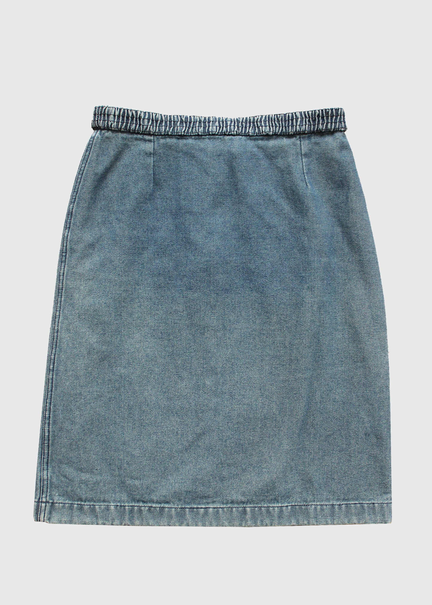 CHANEL 2001 Faded Denim Skirt- Size FR36