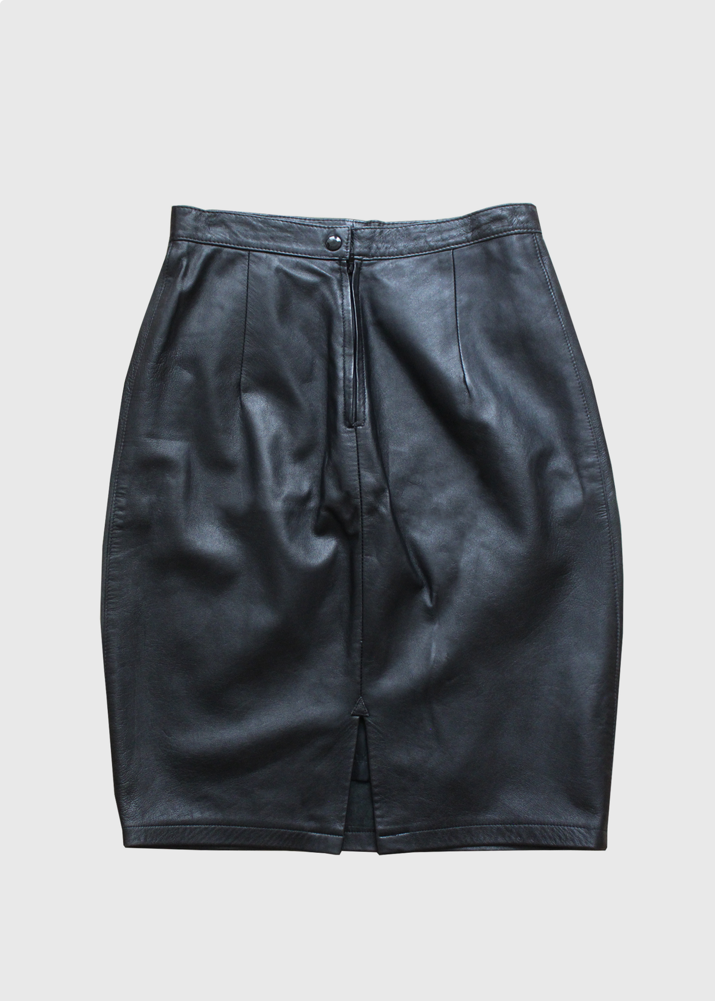 Dauphinette "Mini Bar" Handpainted Leather Skirt