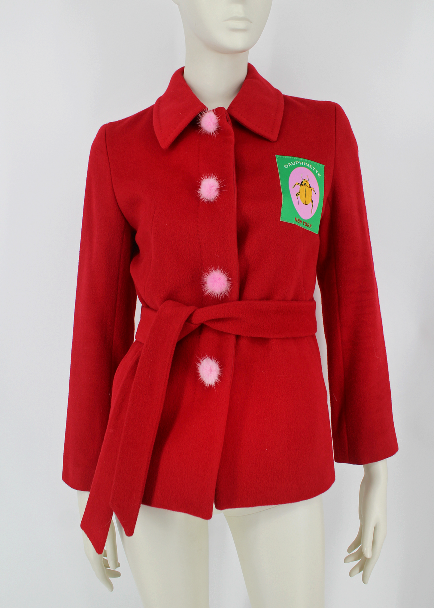 Dauphinette 1980s Angora Candy Blazer- Size S