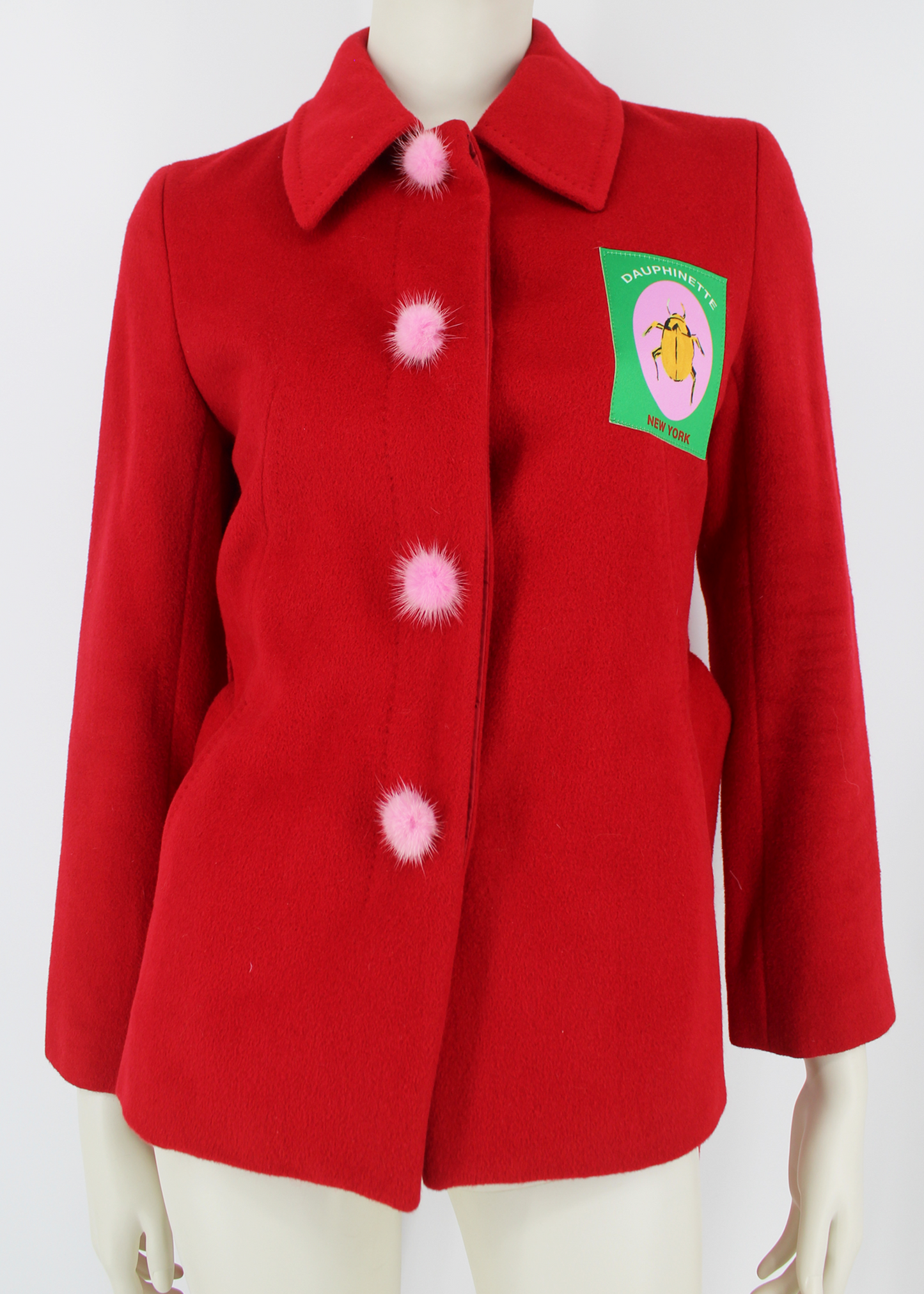 Dauphinette 1980s Angora Candy Blazer- Size S
