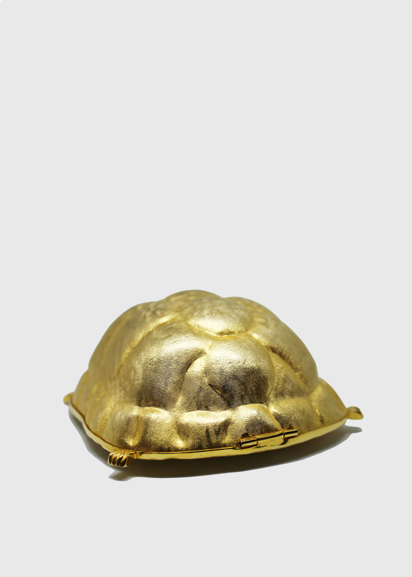 1960s Rare Turtle Metal Clutch by Walborg