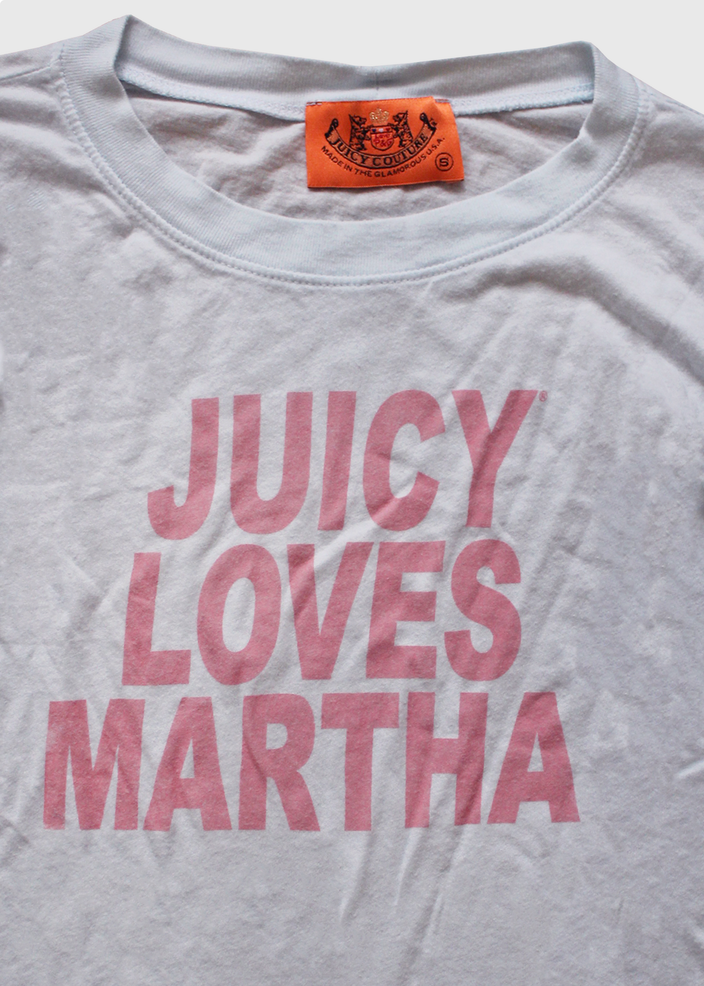 "Juicy Loves Martha" Rare 2004 Long Sleeve T-shirt- Size S