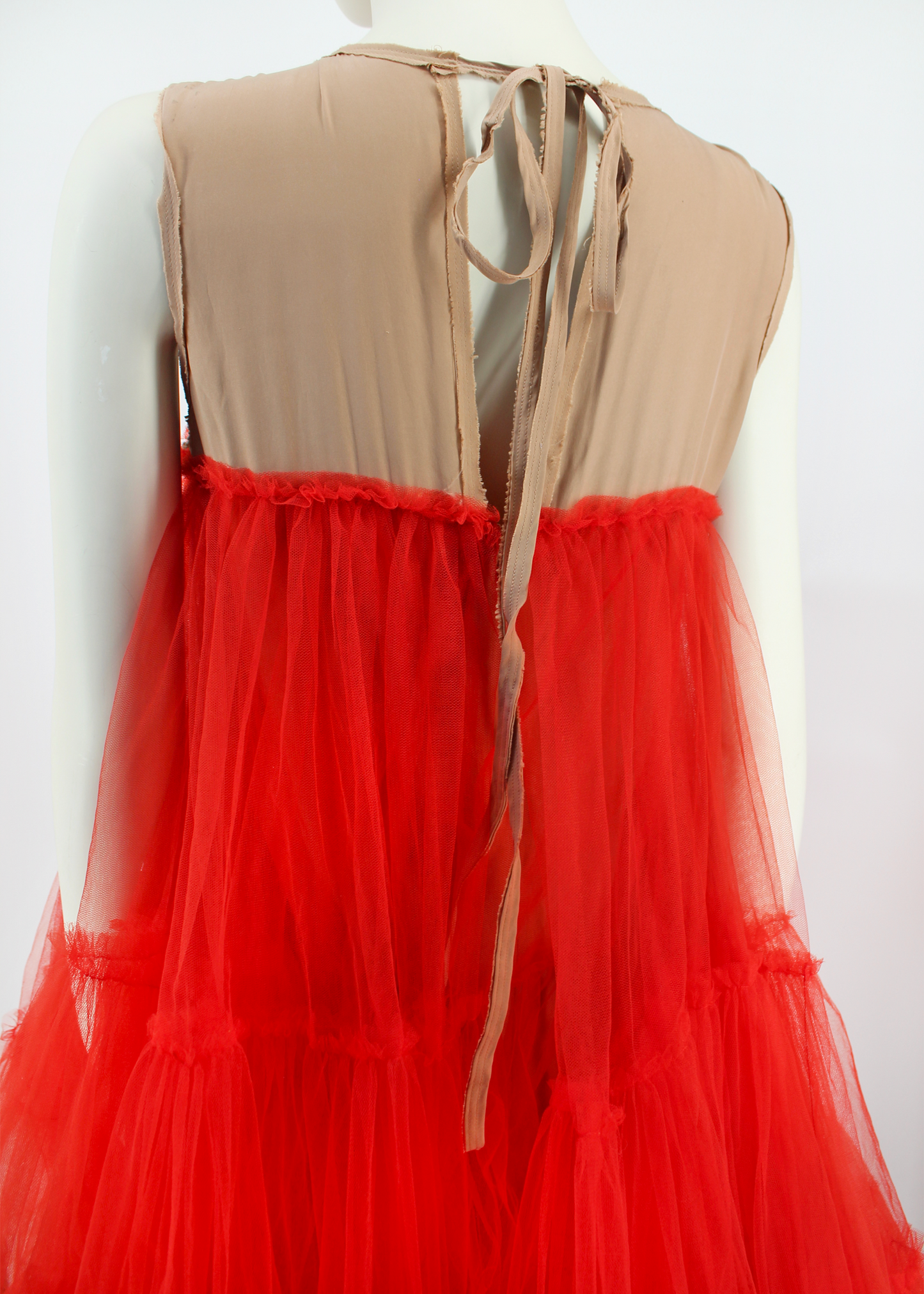 Lanvin x H&M 2010 Red Tulle Gown- Size 6