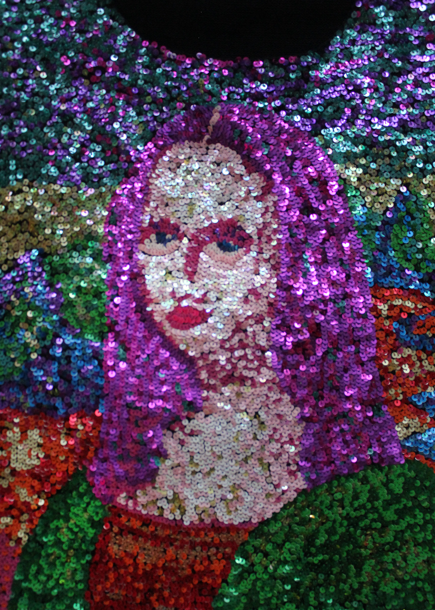 The Mona Lisa Hand-Sequined Jumper