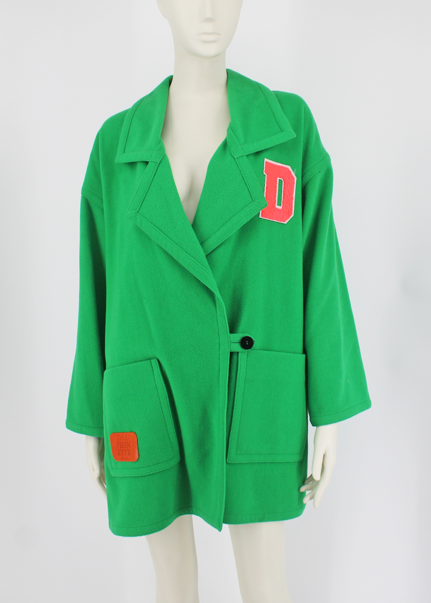 Kelly green wool coat sale