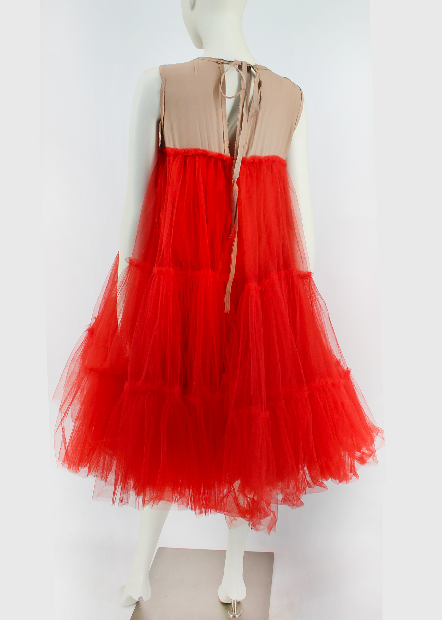 Lanvin x H M 2010 Red Tulle Gown Size 6 Meyfleur