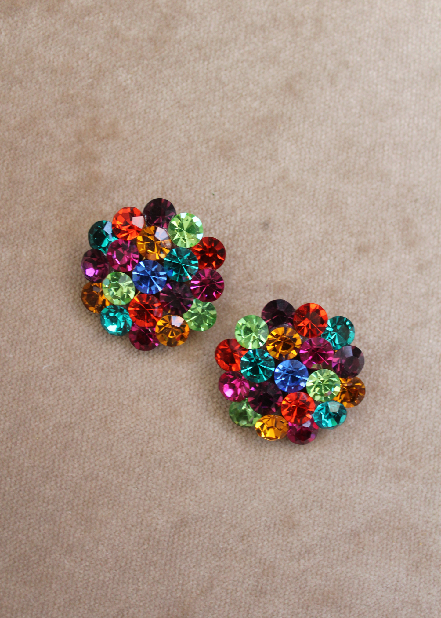 XL Rivoli Rainbow Crystal Earrings